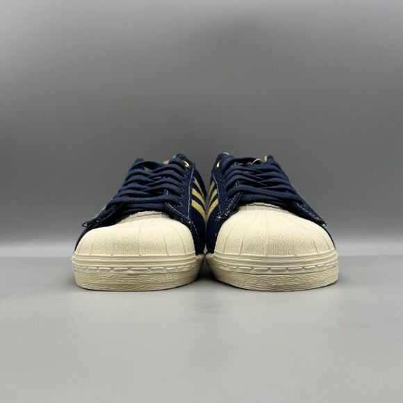 Adidas Originals Superstar 82 Blue White Denim Sneakers Size Men\'s JH5577 NEW main image 9